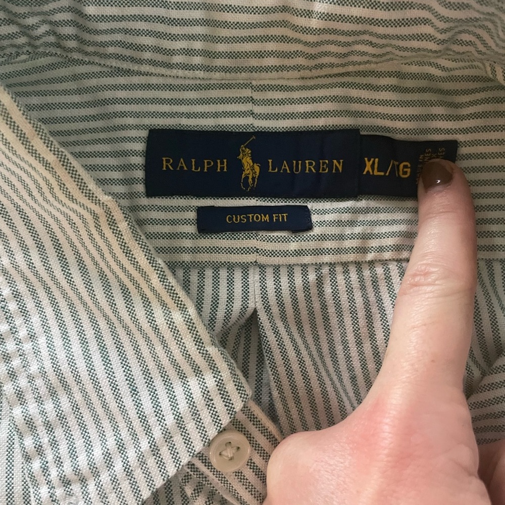 Ralph Lauren Custom Fit Long Sleeve Button Down